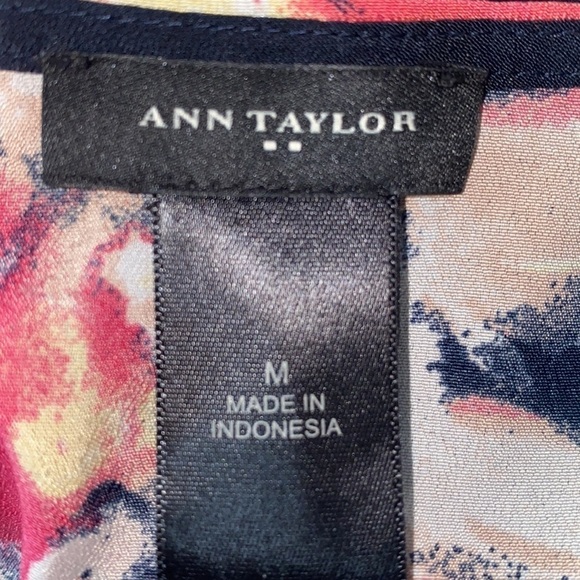 Ann Taylor Split-Neck Floral Sleeveless Maxi Dress - Picture 9 of 12